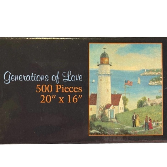 Linda Nelson Stocks Deluxe Puzzle Set Three 500 Piece Jigsaw Puzzles SEALED 1999 - Picture 13 of 14